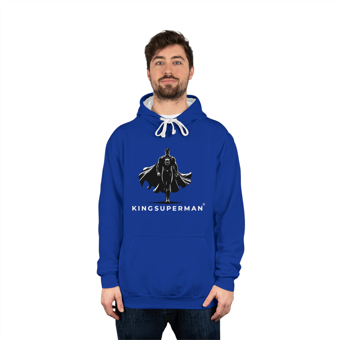 Unisex Varsity Hoodie – Hero Graphic Sweatshirt